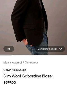 Men's Classic Black Blazer