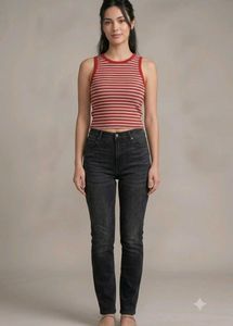 Retro Striped Tank Top