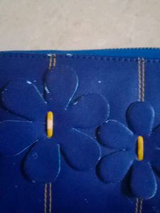 Blue Floral Wallet