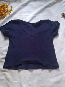 Navy Blue V-Neck T-Shirt