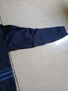Men's Navy Blue Graphic Print T-Shirt