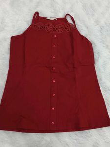 Lace Trim Spaghetti Strap top