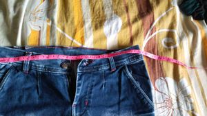 Blue Washed Denim Jeans