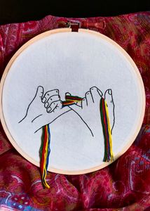 Best Friends Embroidery Design
