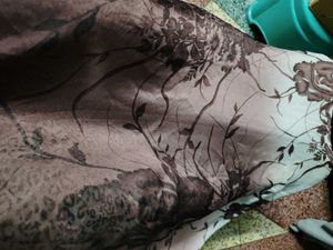 Elegant Floral Print Saree