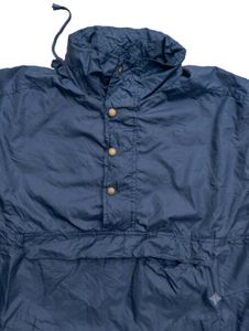 Navy Anorak Windbreaker Jacket