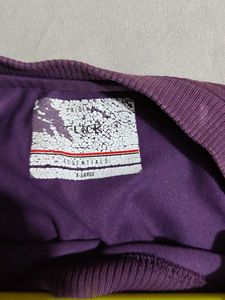 Men's Purple Graphic T-Shirt