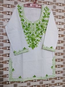 Embroidered Cotton Kurti