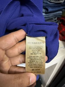 Burberry Mens Blue T-Shirt