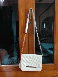 Minimalist Beige Sling bag