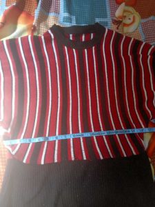Striped Knit Sweater