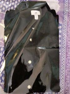 H&amp;M Black Corduroy Shirt