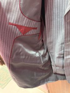Men's Striped Blazer