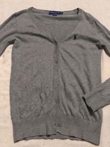 Grey Polo Ralph Lauren Cardigan