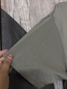 Men's Basic Olive Green T-Shirt