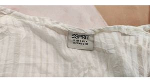cotton white top for women / Bust 36 / Length 26