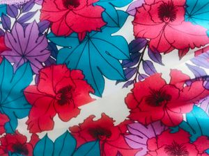 Floral Print Top with Lace Trim Night Suits....
