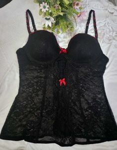 Black Lace Corset