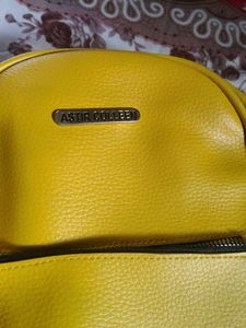 Bright Yellow Backpack