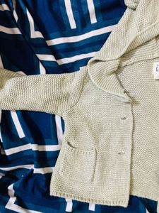 GAP Kids Bear Hoodie Cardigan