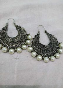Exquisite Pearl Jhumka Earrings