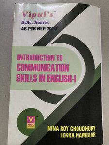 Introduction to Communication Skills in English-I
