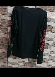 Black 'ROMANCE' Graphic Sweatshirt