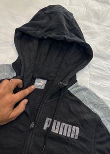 Puma Black &amp; Grey Track Jacket