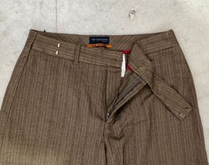 Dockers Brown Pinstripe formal Trousers | Size 30