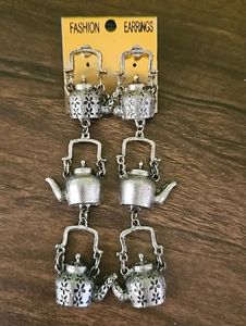 Silver Oxidised Earring Combo