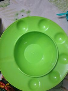2 Mickey Mouse Toddler Plates and 4 golgappa plate