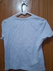 Light Blue Cropped T-Shirt