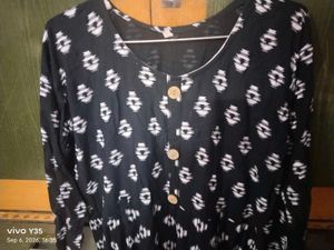 stylish Black Indowestern Maxi Dress / Gown Kurti