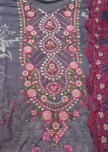 Embroidered Kurta Set with Trousers
