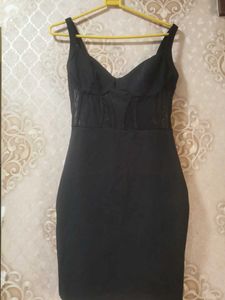 Chic Black Bodycon Mini Dress