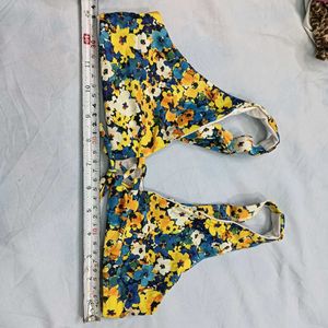 Floral 🤎Print Bikini Top