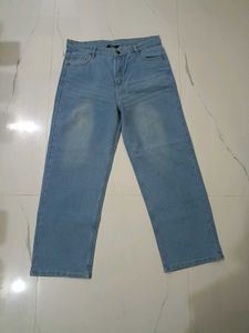 Light Wash Wide Leg Jeans