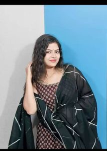 Elegant Black &amp; Red Printed Anarkali Suit