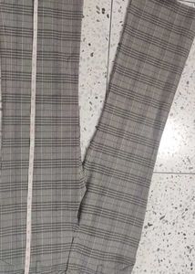 Chic Plaid Wide-Leg Pants