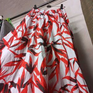 Floral Print Maxi Skirt