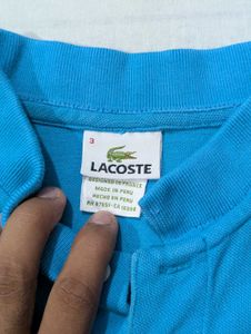 Men's Blue Lacoste Polo Shirt