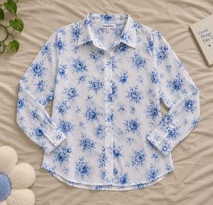 Floral Print Button-Up Shirt