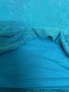 Beautiful lace top in soft cotton net material