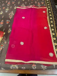 rose pink saree