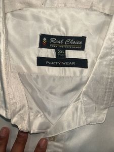 Classic White Button-Down Shirt
