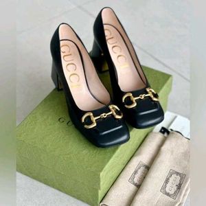 Gucci Black Horsebit Heels