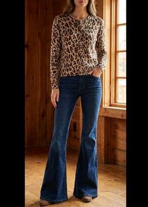 Designer Animal Print Cardigan