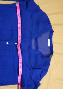 Promod Royal Blue Tunic Top