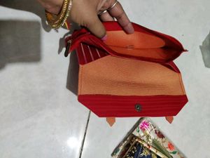 Ted Baker London Red Clutch Bag