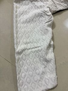 Elegant White Chikankari Kurta